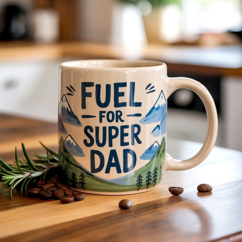 Engraved Dad Coffee Mug