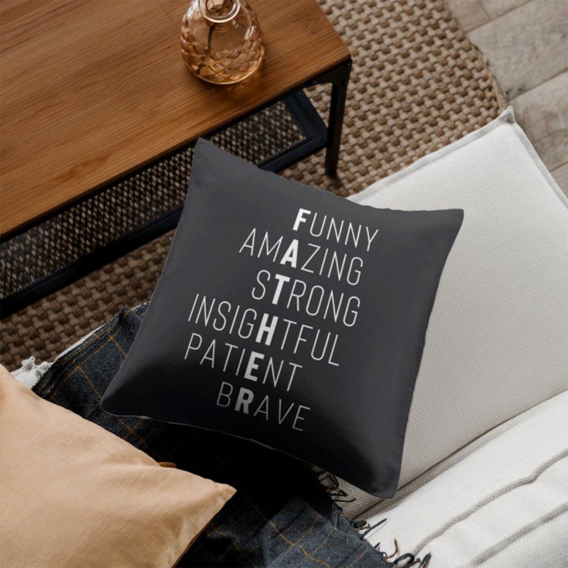 Cool Dad Printed Cushion