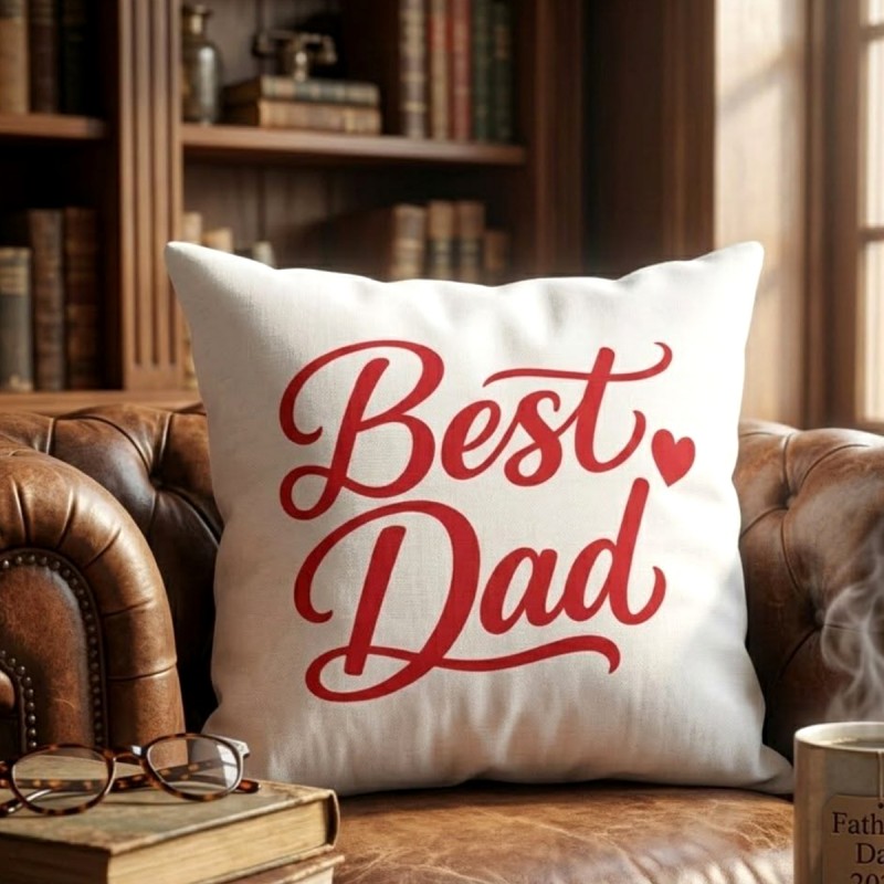 No 1 Daddy Printed Cushion