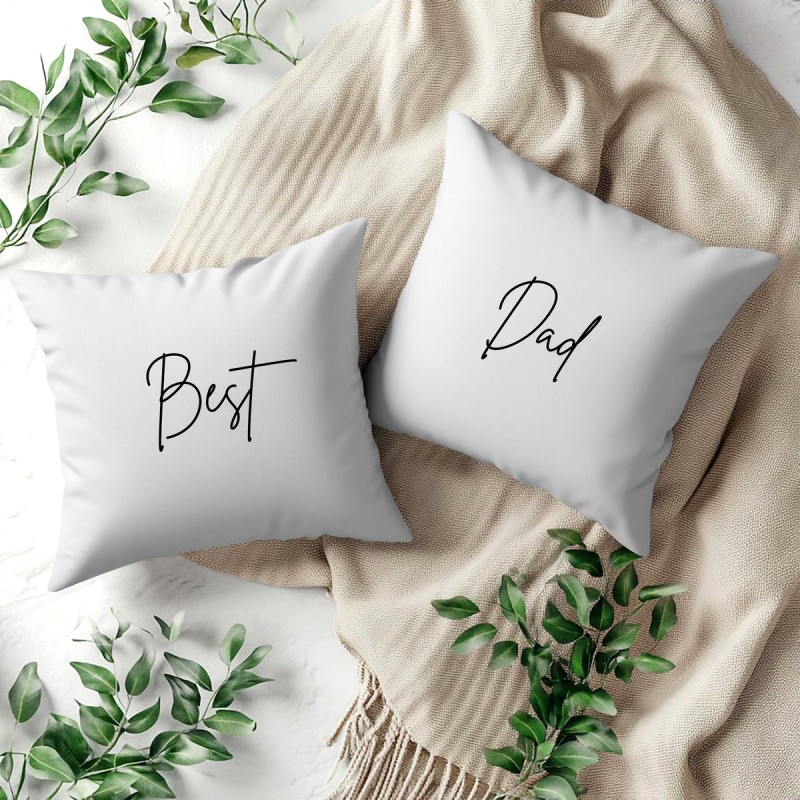 Happy Fathers Day Printed Cushion