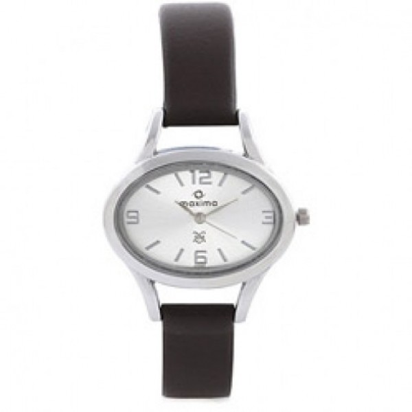 Buy Maxima Analog Black Dial Silver Strap Watch For Men (O-56160CMGI)  Online at Best Prices in India - JioMart.