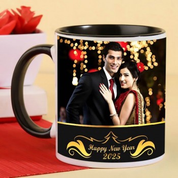 Enticing New Year Photo Mug