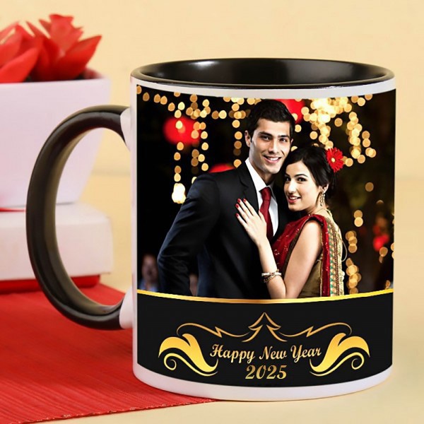 Enticing New Year Photo Mug