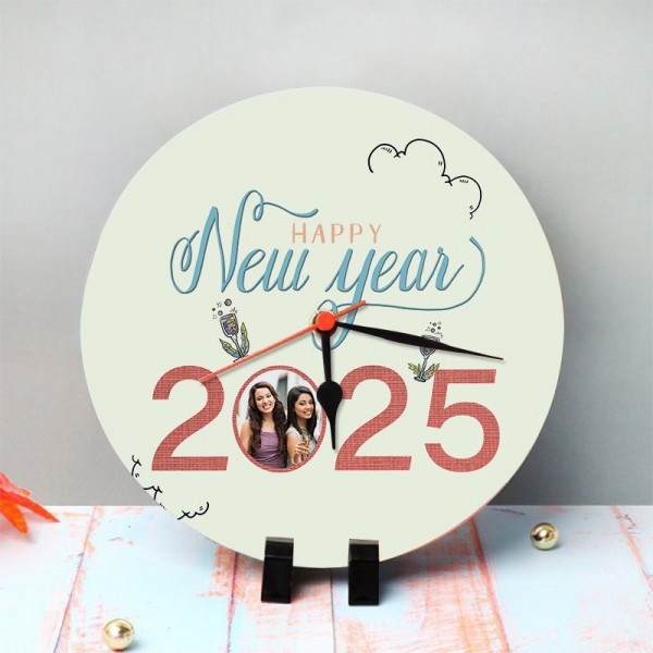 Happy New Year Personalised Clock