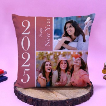 New Year Celebration Cushion