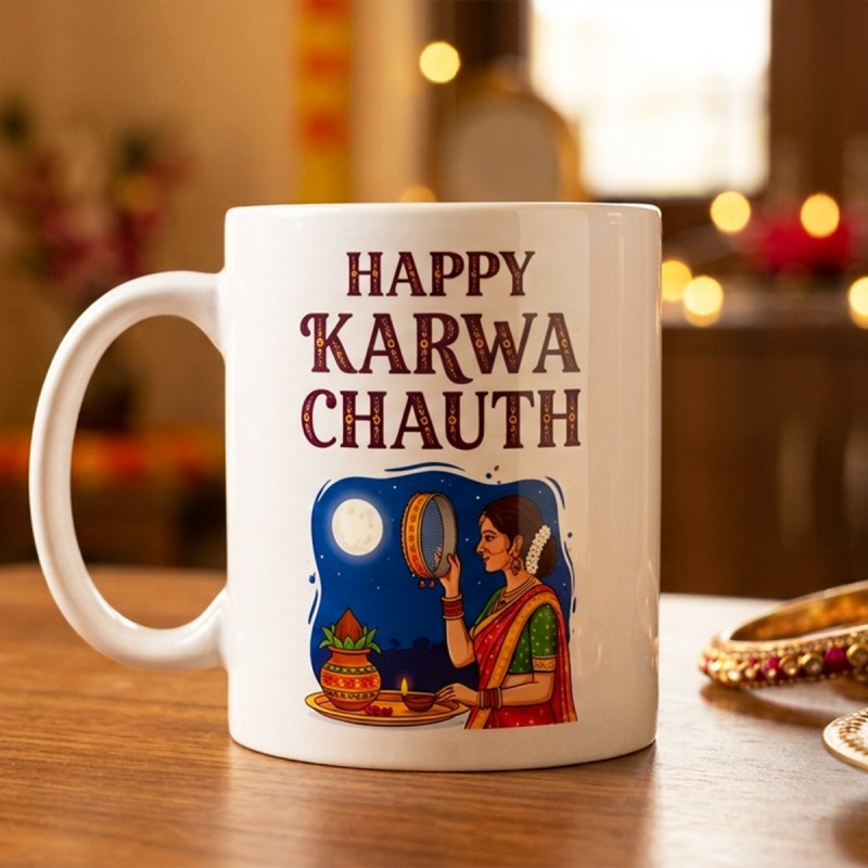 Happy Karwa Chauth Coffee Mug