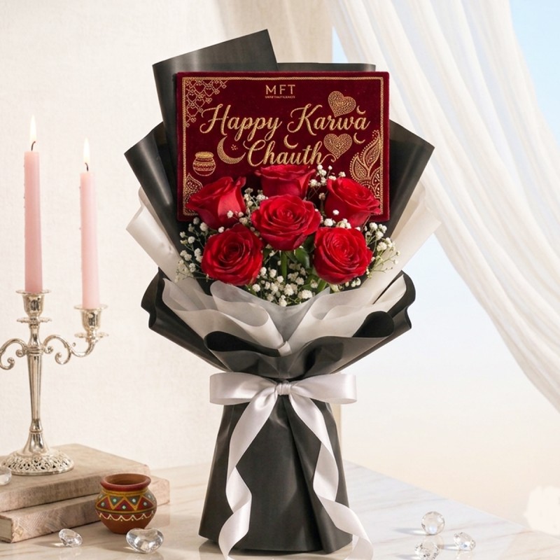 Red Roses for Karwa Chauth
