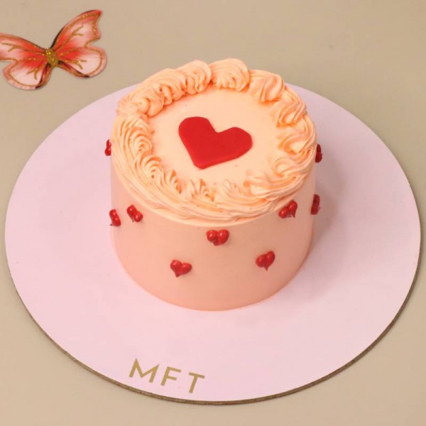 Designer Heart Mini Cake