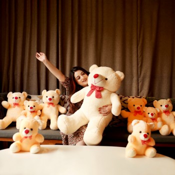 Teddies around Her