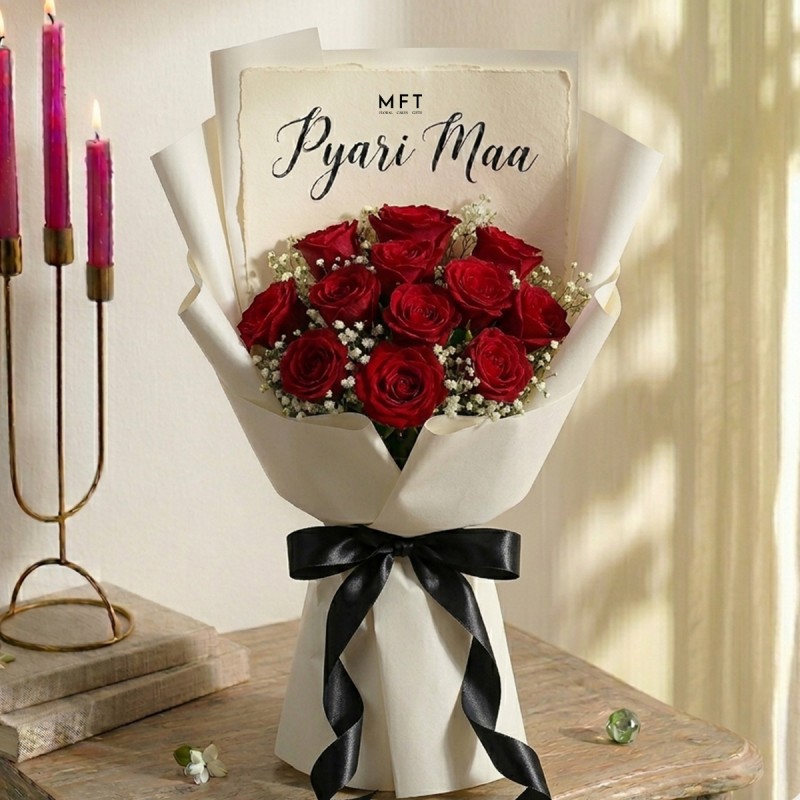 Mothers Day Red Roses Bouquet