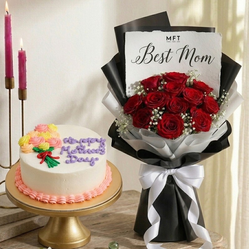 Red Rose Love Combo for Mom