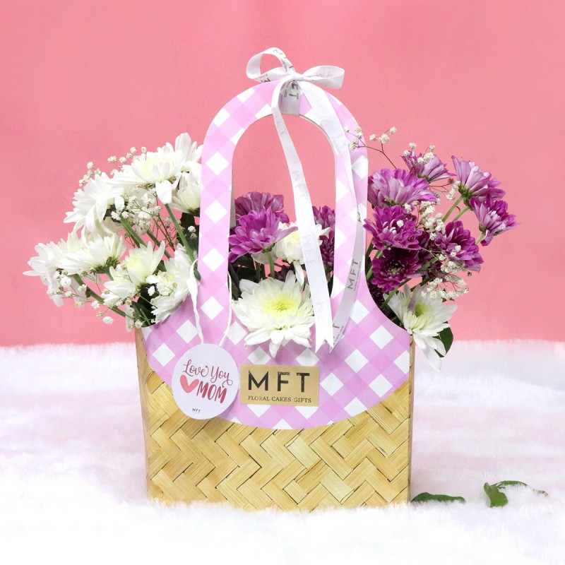 Daisies Floral Bag for Mother