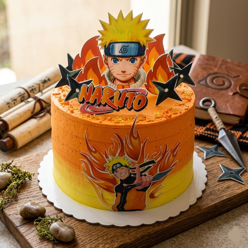 Naruto Cartoon Cake