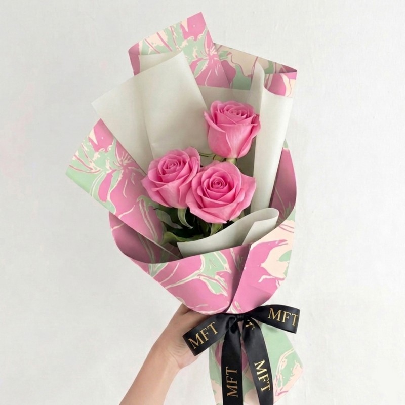 Petite Pink Roses Bouquet