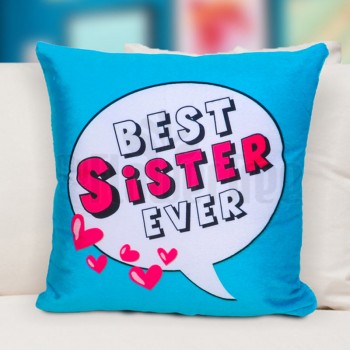 Best Sister Ever Printed Cushion for Sister