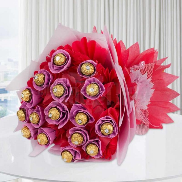 16 Pcs Ferrero Rocher Bouquet