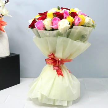 36 Assorted Roses Bunch