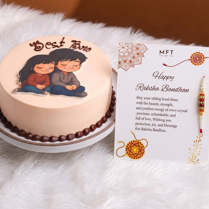 Best Bro Cake and Rakhi Combo