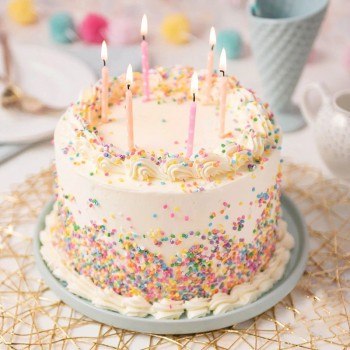 Colorful Sprinkled Cake