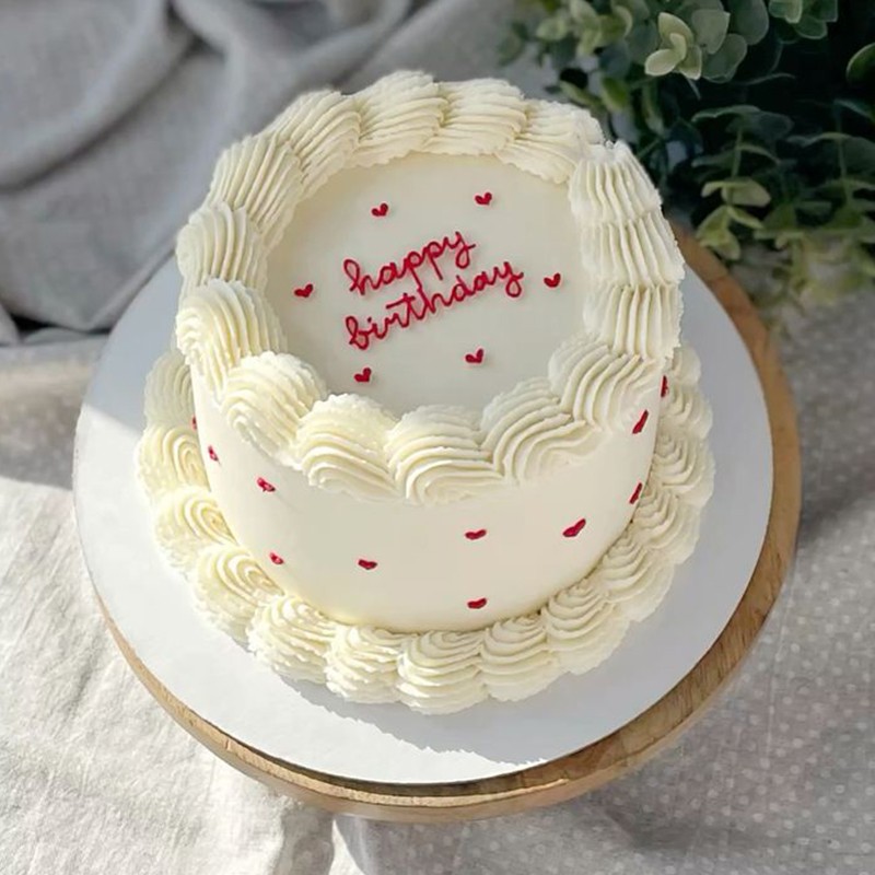 One Kg Birthday Theme Vanilla Cake