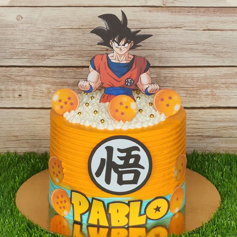 Super Saiyan Chocolate Cake