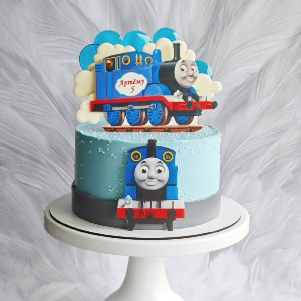 Thomas Train Cartoon Cake