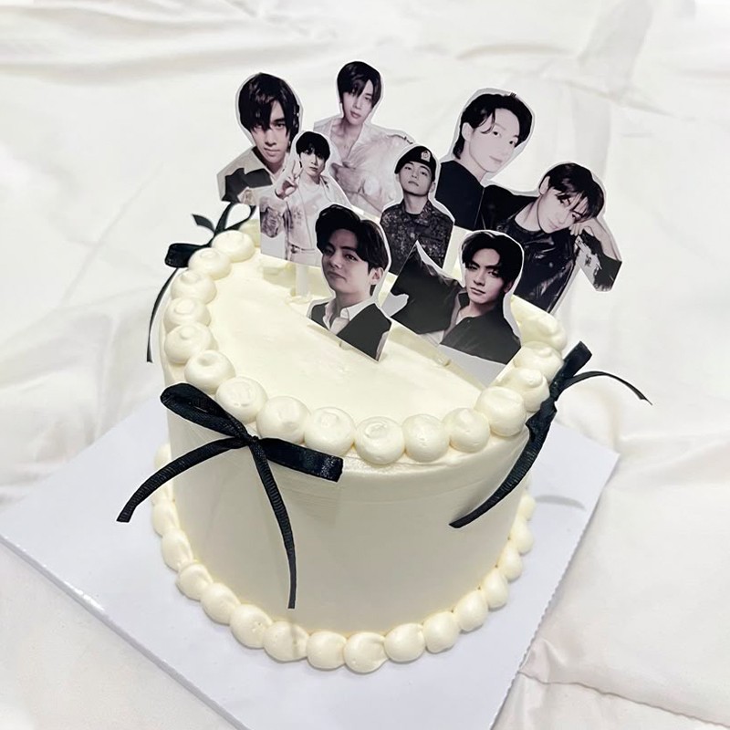 Stylish BTS Theme Cake