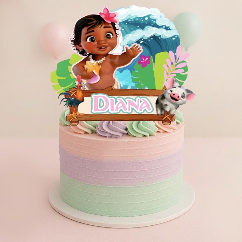 Beach Fun Moana Cake