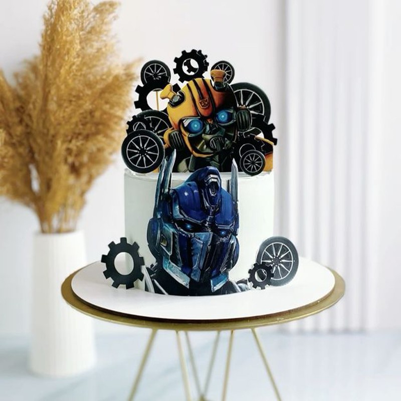 Transformers Theme Cake