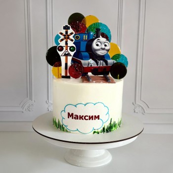 Thomas N Friends Theme Cake