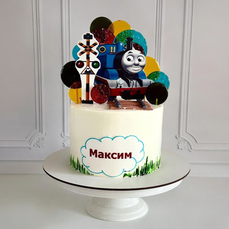 Thomas N Friends Theme Cake