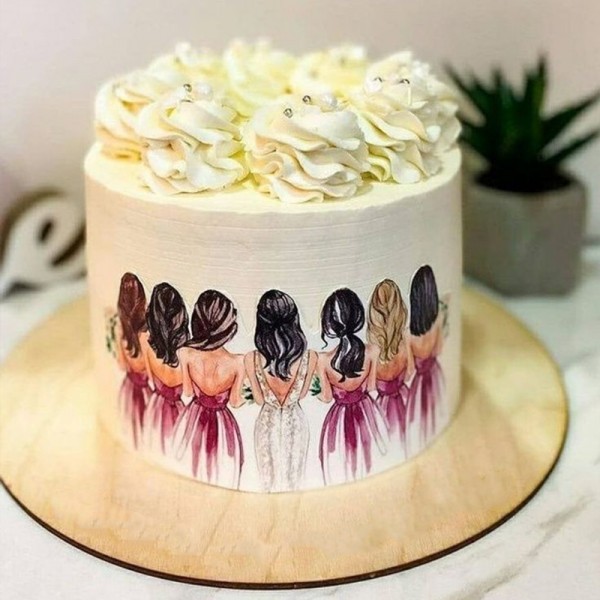 Designer Cake for the Bride