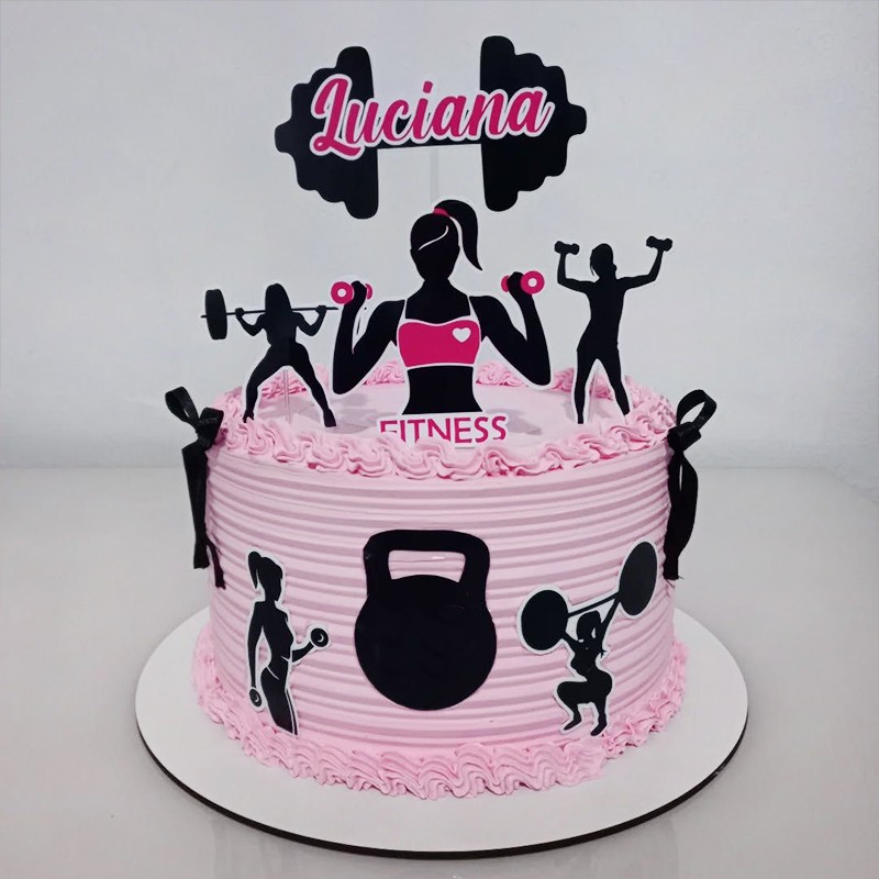 Fitness Diva Theme Cake
