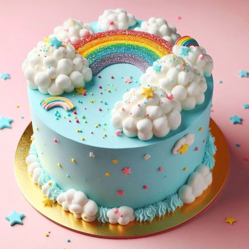 Rainbow Designer Cake