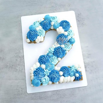 Number Chocolate Cake