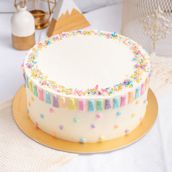 Colorful Rainbow Theme Cake