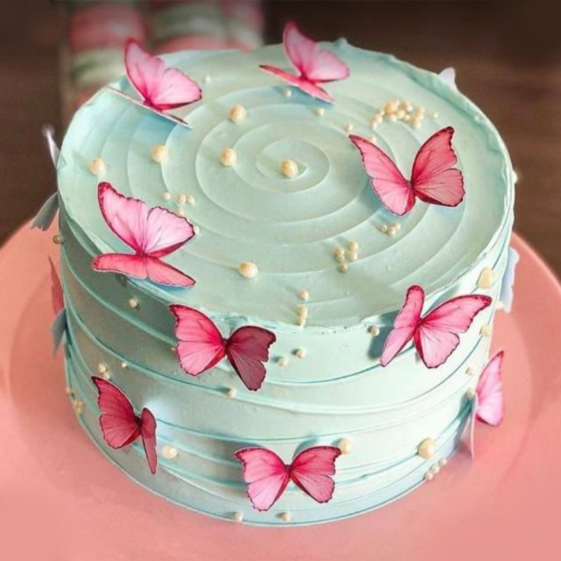 Butterfly Theme Cake