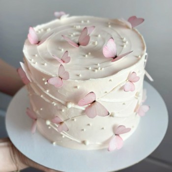Butterfly Ecstasy Vanilla Cake