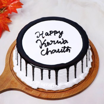 Delectable Black Forest Cake for Karwa Chauth