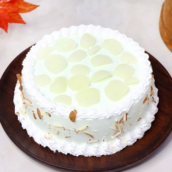 Half Kg Rasgulla Theme Vanilla Cake