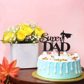 Floral Delight Cake for Dad