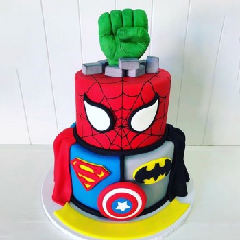 Avenger Theme Tier Cake