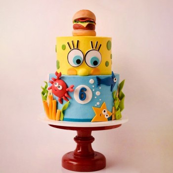 Sponge Bob Tier Cake