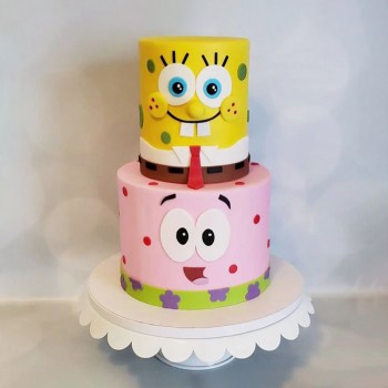 Sponge Bob Square Pant Tier Cake