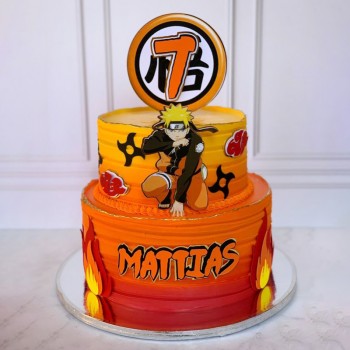 Naruto Theme Tier Cake