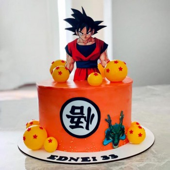 Super Saiyan Chocolate Cake