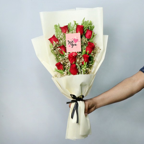 Love You Roses Bouquet