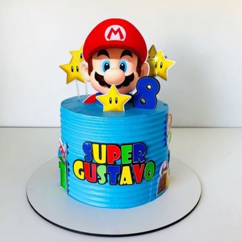 Super Mario Theme Cake
