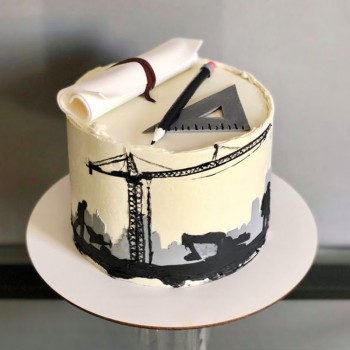 Architect Design Theme Cake