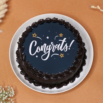 Congratulations Photo Cake